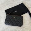 Chanel Caviar Quilted Small Cosmetic Case Black