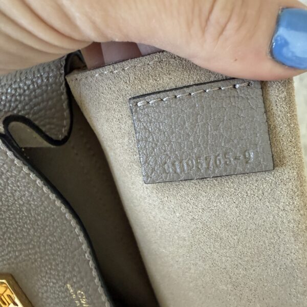 Chloe Grained Lambskin Mini Drew Shoulder Bag Taupe