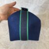 Hermes Canvas Large Bride-A-Brac Pouch Marine