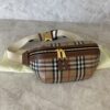 Burberry Recycled Polyester Vintage Check Medium Sonny Bum Bag Archive Beige Black