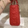Christian Dior Lambskin Cannage Dioramour Heart Small Lady Dior Red