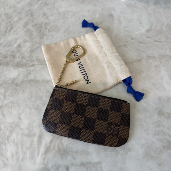 Louis Vuitton Damier Ebene Key Pouch Cles