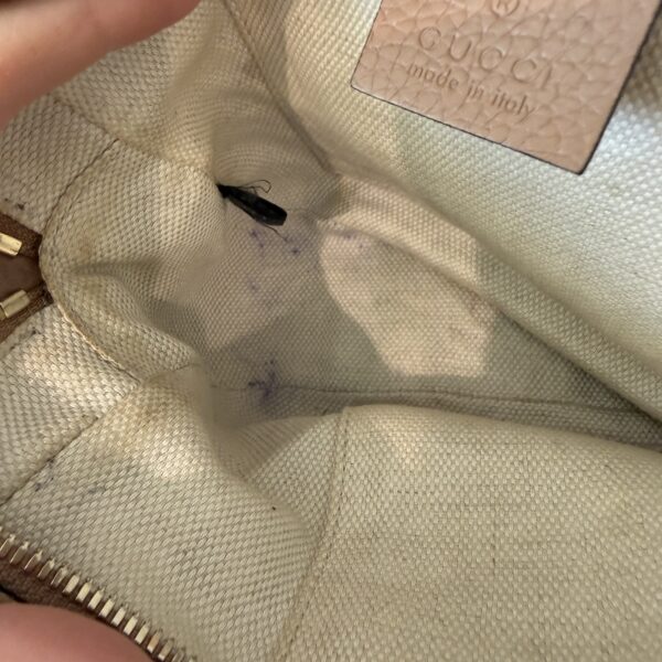 Gucci Calfskin Small Soho Disco Bag Beige