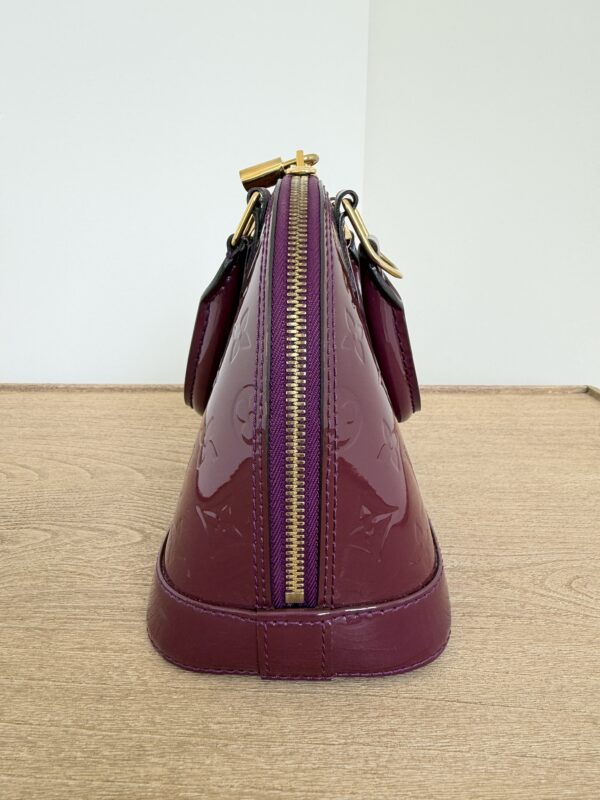 Louis Vuitton Alma Handbag Monogram Vernis