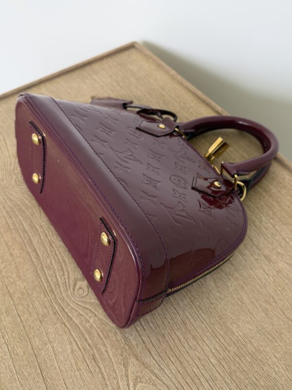 Louis Vuitton Alma Handbag Monogram Vernis