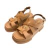 Louis Vuitton Maya Flatform Calfskin Slingback Sandals Women's Size:| IT 39