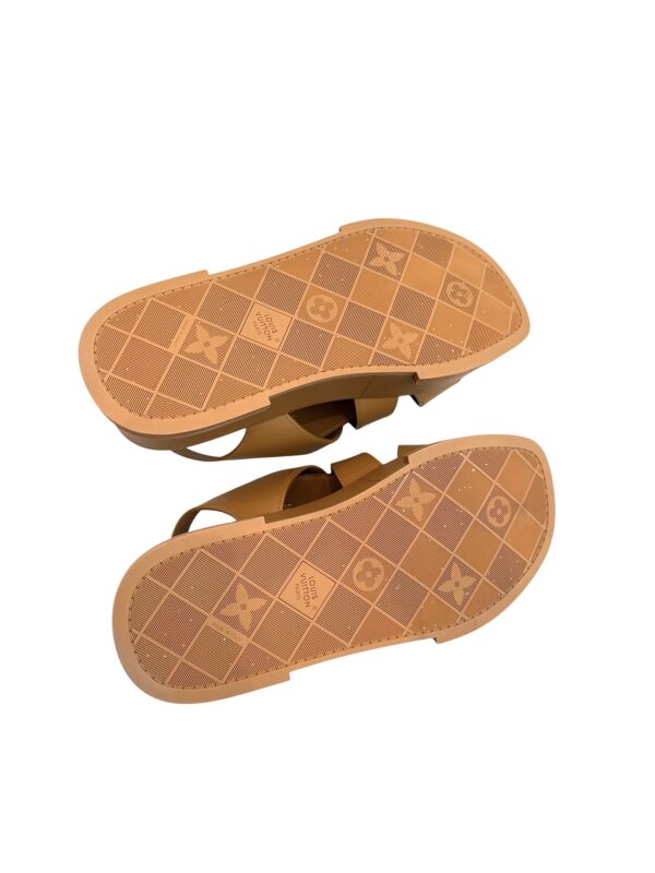Louis Vuitton Maya Flatform Calfskin Slingback Sandals Women's Size:| IT 39