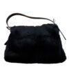 Fendi Fur Mama Baguette Black