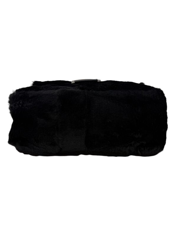 Fendi Fur Mama Baguette Black