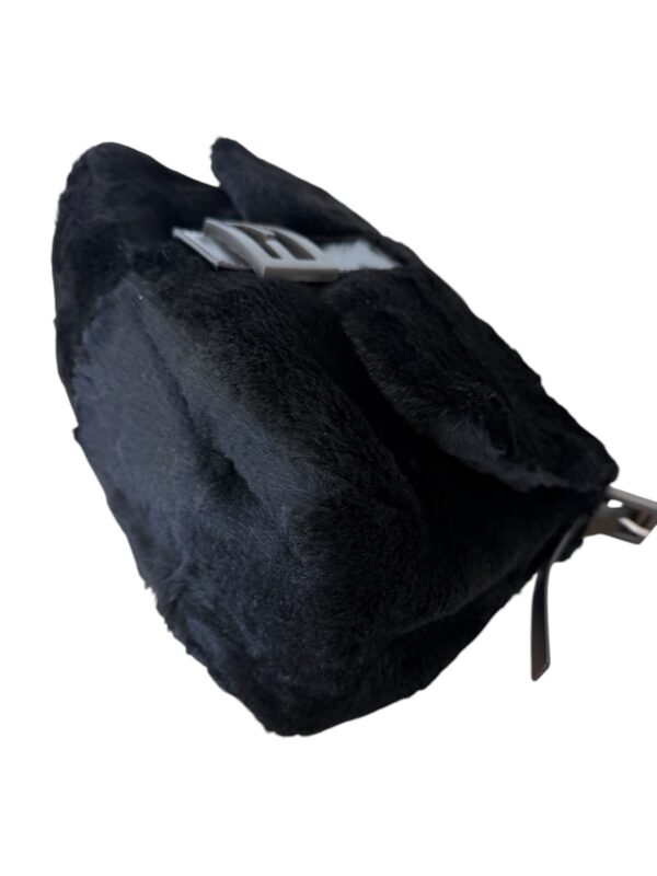 Fendi Fur Mama Baguette Black