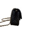 Chanel Lambskin Quilted Mini Rectangular Pearl Crush Flap Black