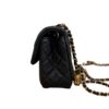Chanel Lambskin Quilted Mini Rectangular Pearl Crush Flap Black