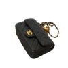 Chanel Lambskin Quilted Mini Rectangular Pearl Crush Flap Black