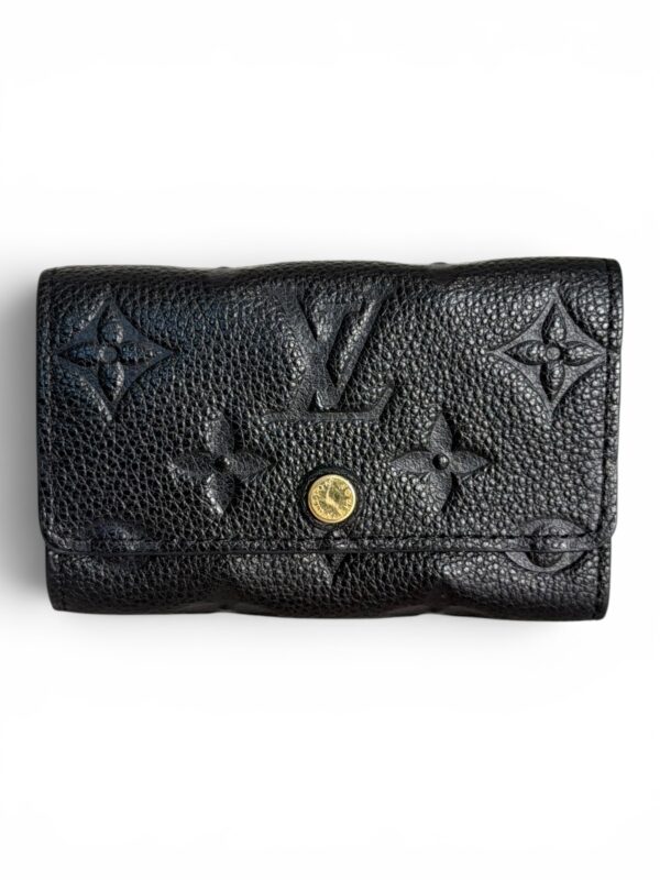 Louis Vuitton Monogram Empreinte Black 6 Key Holder