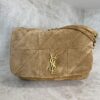 Saint Laurent (YSL) Suede Matelasse Monogram Medium Jamie 4.3 Golden Leaf
