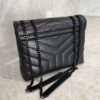 Saint Laurent (YSL) Loulou Small In Quilted Leather Black and Black Hardware