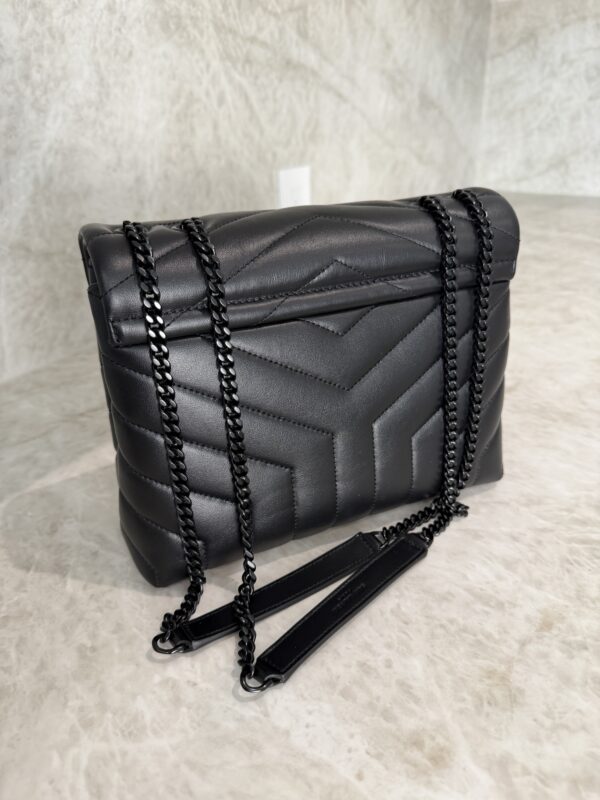 Saint Laurent (YSL) Loulou Small In Quilted Leather Black and Black Hardware
