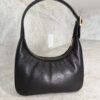 Saint Laurent (YSL) Plunged Lambskin Calypso Mini Hobo Black