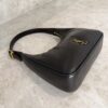Saint Laurent (YSL) Plunged Lambskin Calypso Mini Hobo Black
