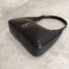 Saint Laurent (YSL) Plunged Lambskin Calypso Mini Hobo Black