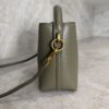 Saint Laurent (YSL) Shiny Calfskin Le 37 Mini Bucket Bag Strong Moss
