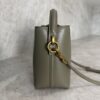 Saint Laurent (YSL) Shiny Calfskin Le 37 Mini Bucket Bag Strong Moss