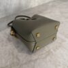 Saint Laurent (YSL) Shiny Calfskin Le 37 Mini Bucket Bag Strong Moss