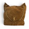 Saint Laurent (YSL) Suede Matelasse Large Jamie Pochon Golden Leaf