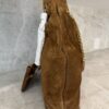 Saint Laurent (YSL) Suede Matelasse Large Jamie Pochon Golden Leaf