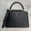 Louis Vuitton Taurillon Capucines MM Black