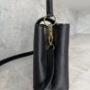 Louis Vuitton Taurillon Capucines MM Black