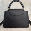 Louis Vuitton Taurillon Capucines MM Black