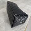Chanel Grained Shiny Calfskin Gold Tone Hardware Zippered Case Large