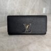 Louis Vuitton Taurillon Capucines Wallet Black