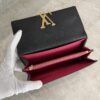 Louis Vuitton Taurillon Capucines Wallet Black