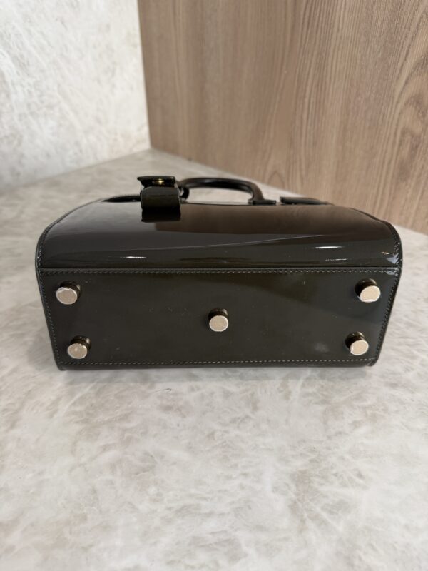 Saint Laurent (YSL) Patent Nano Sac De Jour Dark Vineyard