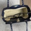 Valentino Garavani Vitello Small Rockstud Tote Marine