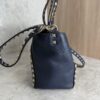 Valentino Garavani Vitello Small Rockstud Tote Marine
