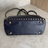 Valentino Garavani Vitello Small Rockstud Tote Marine