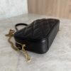 Saint Laurent (YSL) Lambskin Quilted Mini Camera Bag Black