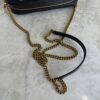 Saint Laurent (YSL) Lambskin Quilted Mini Camera Bag Black