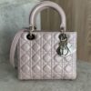 Christian Dior Iridescent Lambskin Cannage Medium Lady Dior Gold Hardware