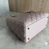 Christian Dior Iridescent Lambskin Cannage Medium Lady Dior Gold Hardware