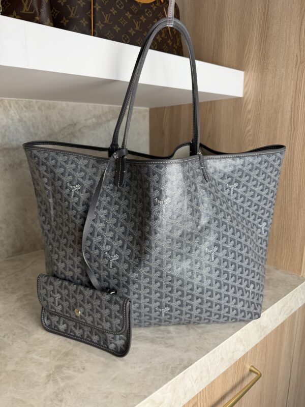 Goyard Goyardine Saint Louis GM Grey