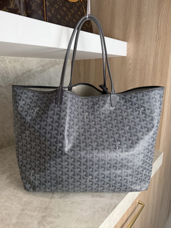 Goyard Goyardine Saint Louis GM Grey
