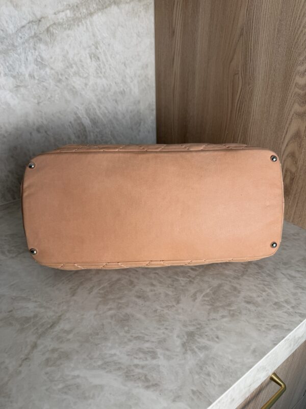 Chanel Iridescent Calfskin Quilted Small Sea Hit Tote