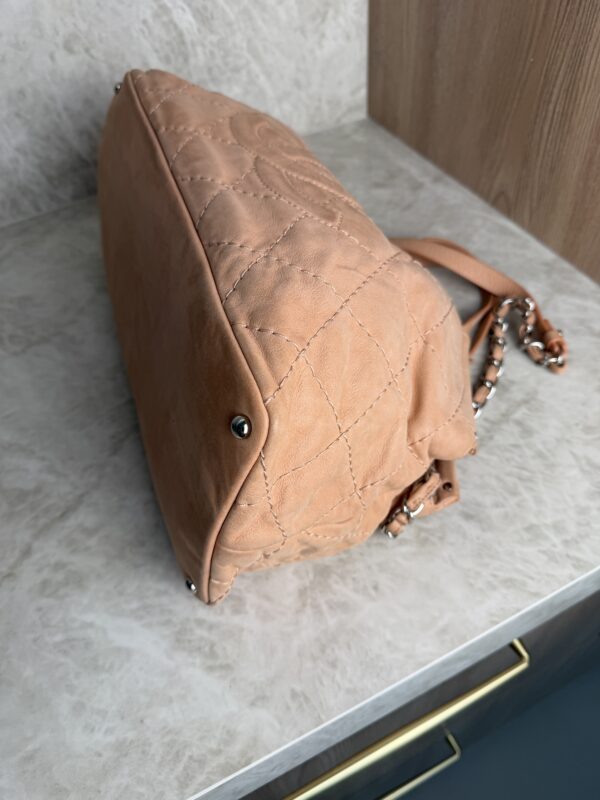 Chanel Iridescent Calfskin Quilted Small Sea Hit Tote