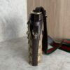 Gucci Supreme GG Canvas/Leather Jackie Small Bucket Crossbody Bag