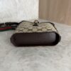 Gucci Supreme GG Canvas/Leather Jackie Small Bucket Crossbody Bag