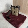 Gucci Supreme GG Canvas/Leather Jackie Small Bucket Crossbody Bag